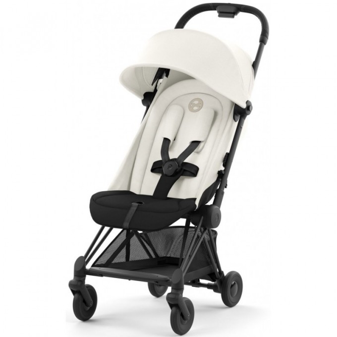 Cybex Coya Off White шасси matt black прогулочная коляска