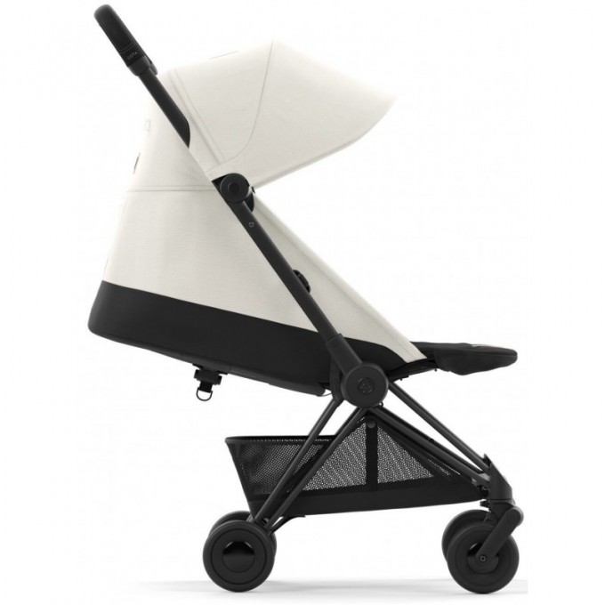 Cybex Coya Off White шасі matt black прогулянкова коляска