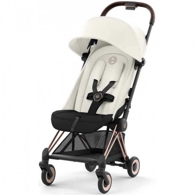 Cybex Coya Off White frame rosegold stroller