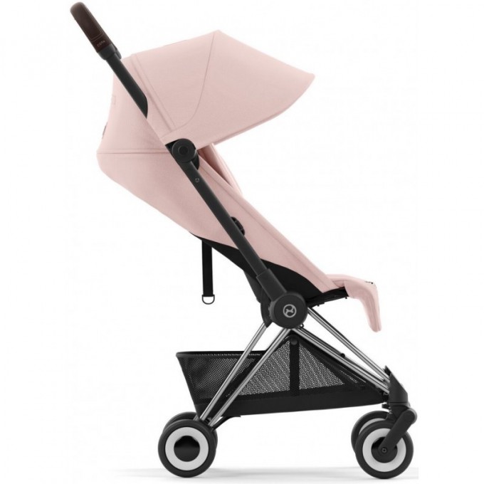 Cybex Coya Peach Pink шасі chrome brown прогулянкова коляска