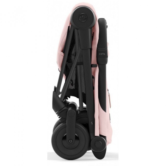 Cybex Coya Peach Pink шасі matt black прогулянкова коляска