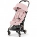 Cybex Coya Peach Pink frame matt black stroller