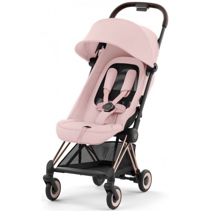 Cybex Coya Peach Pink шасси rosegold прогулочная коляска