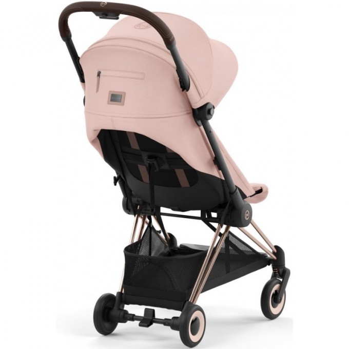 Cybex Coya Peach Pink frame rosegold stroller