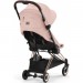 Cybex Coya Peach Pink frame rosegold stroller