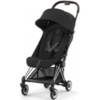 Cybex Coya Sepia Black frame chrome brown stroller