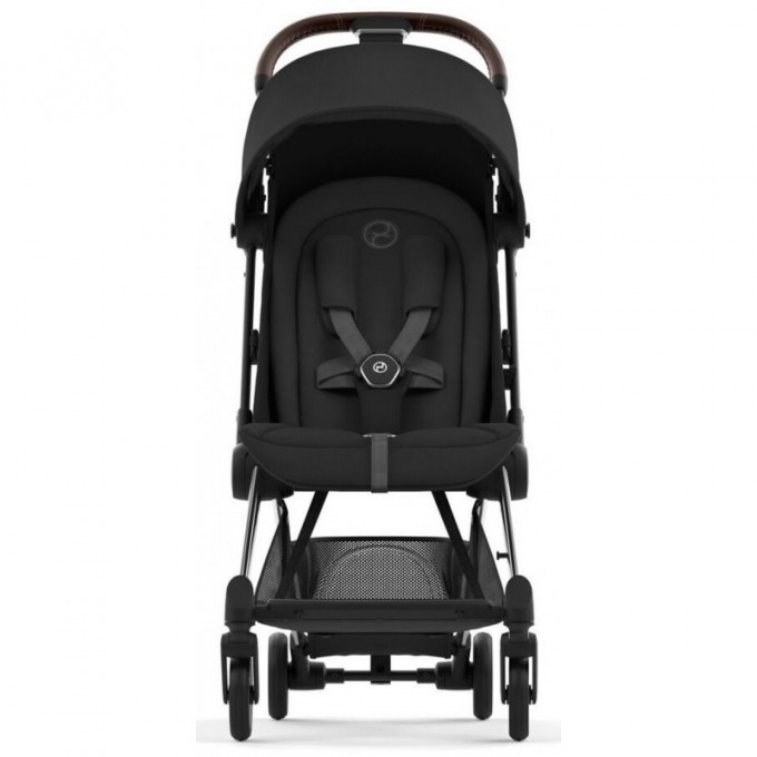 Cybex Coya Sepia Black frame chrome brown stroller