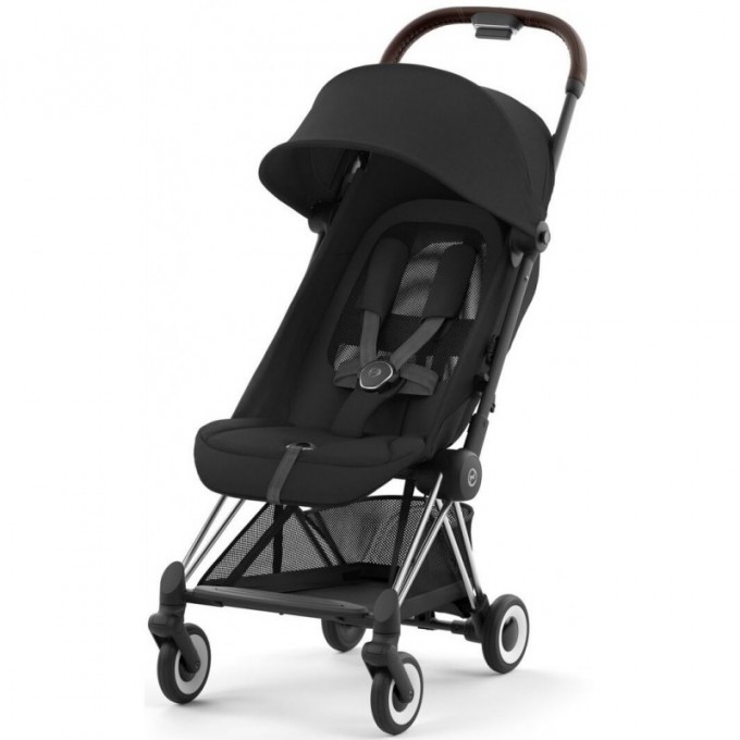 Cybex Coya Sepia Black шасі chrome brown прогулянкова коляска