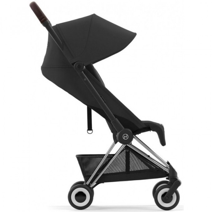 Cybex Coya Sepia Black frame chrome brown stroller