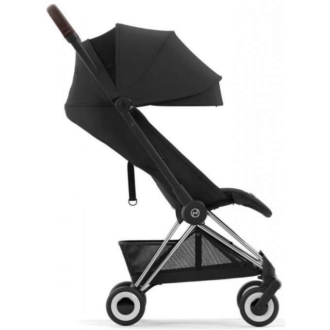 Cybex Coya Sepia Black frame chrome brown stroller