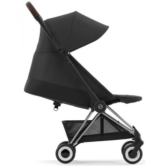 Cybex Coya Sepia Black frame chrome brown stroller