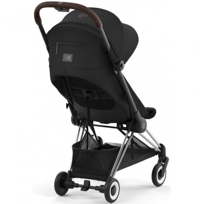 Cybex Coya Sepia Black frame chrome brown stroller