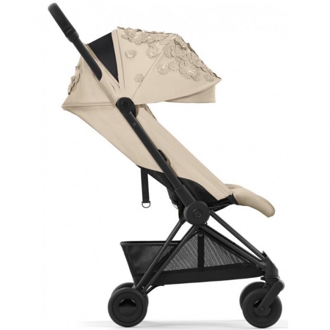 Cybex Coya Simply Flowers Beige шасси matt black прогулочная коляска