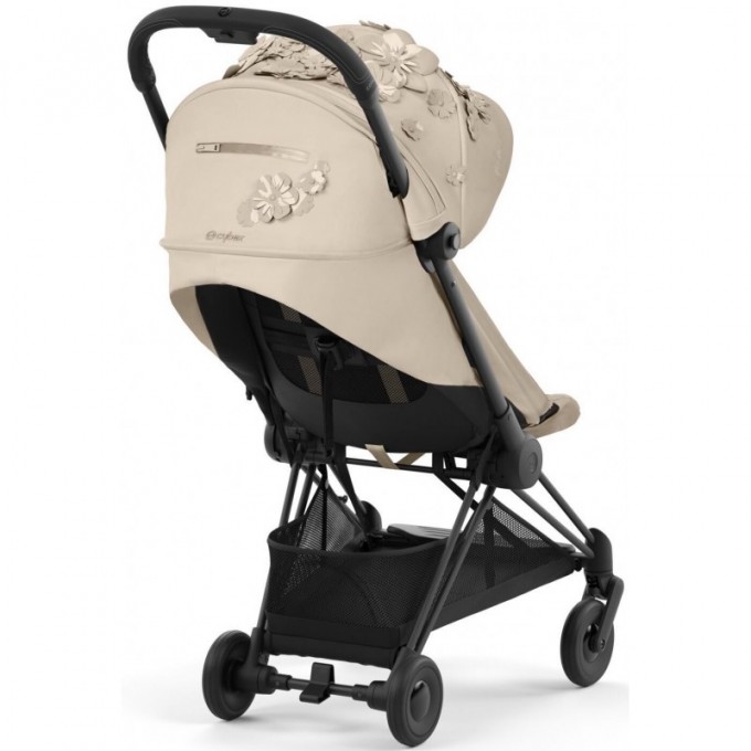 Cybex Coya Simply Flowers Beige шасі matt black прогулянкова коляска