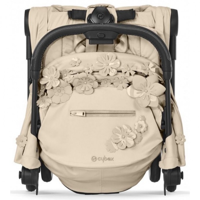 Cybex Coya Simply Flowers Beige frame matt black stroller