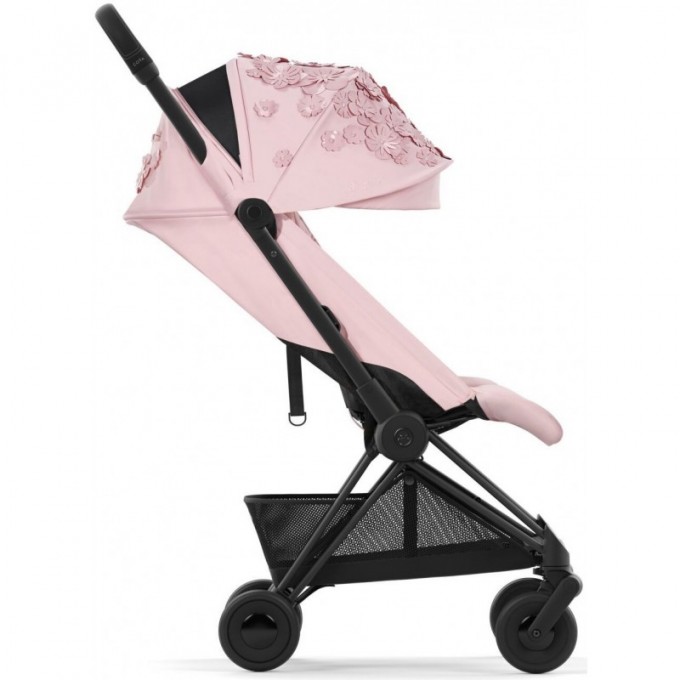 Cybex Coya Simply Flowers Pink шасси matt black прогулочная коляска