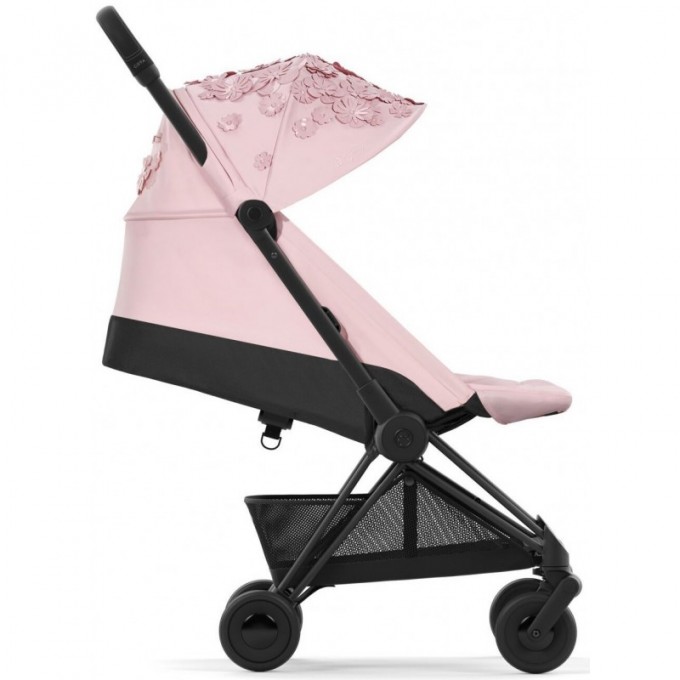 Cybex Coya Simply Flowers Pink шасси matt black прогулочная коляска