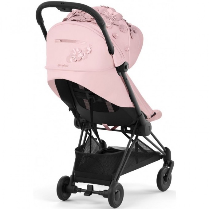 Cybex Coya Simply Flowers Pink шасси matt black прогулочная коляска