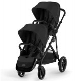 Коляска для двойни Cybex Gazelle S Moon Black