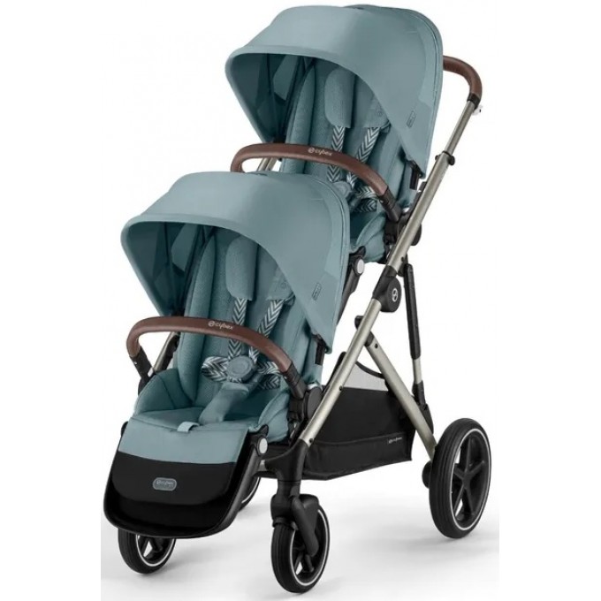 Stroller for twins Cybex Gazelle S 2 in 1 Sky Blue