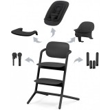 Cybex Lemo 4 in 1 stunning black feeding chair