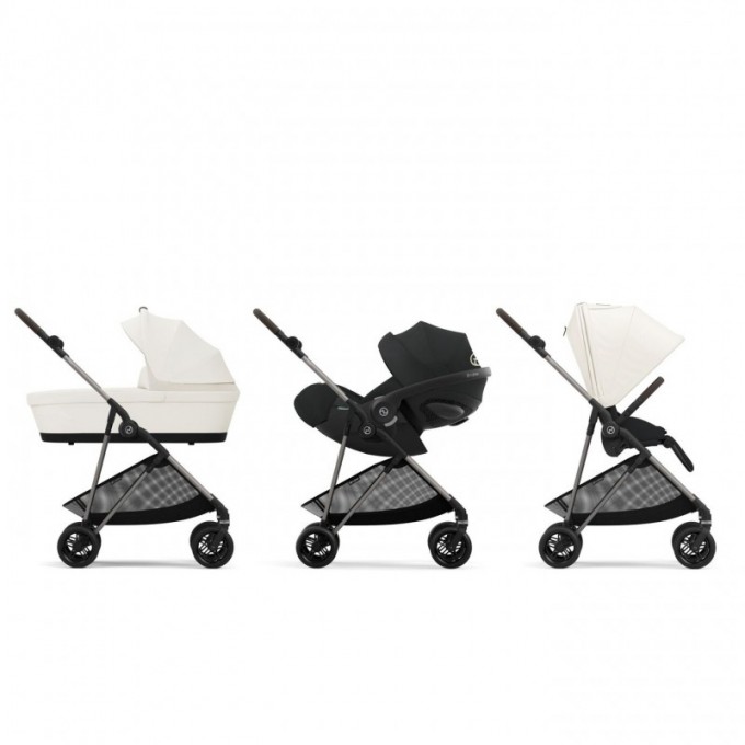 Прогулянкова коляска Cybex Melio Canvas White