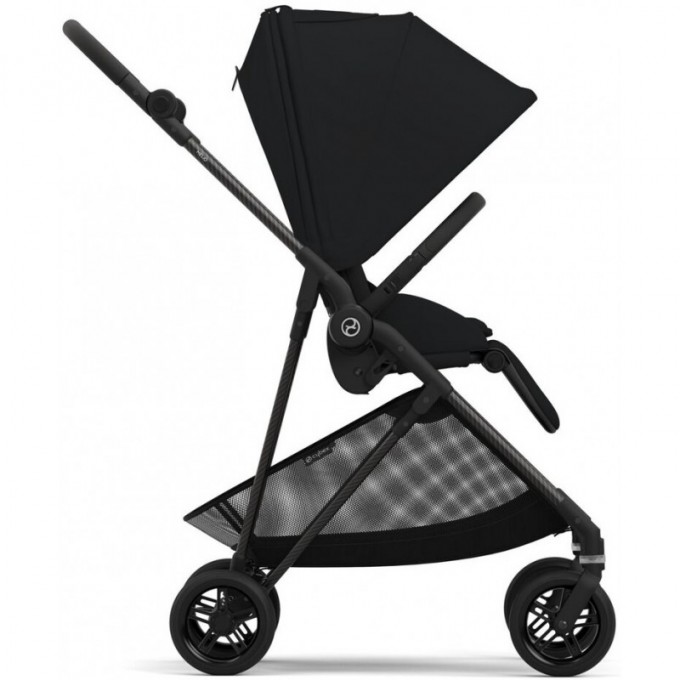 Коляска Cybex Melio 2 в 1 Carbon Magic Black