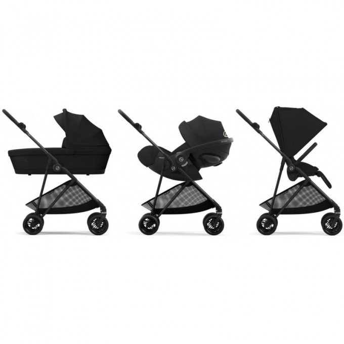 Stroller Cybex Melio Carbon 2 in 1 Magic Black