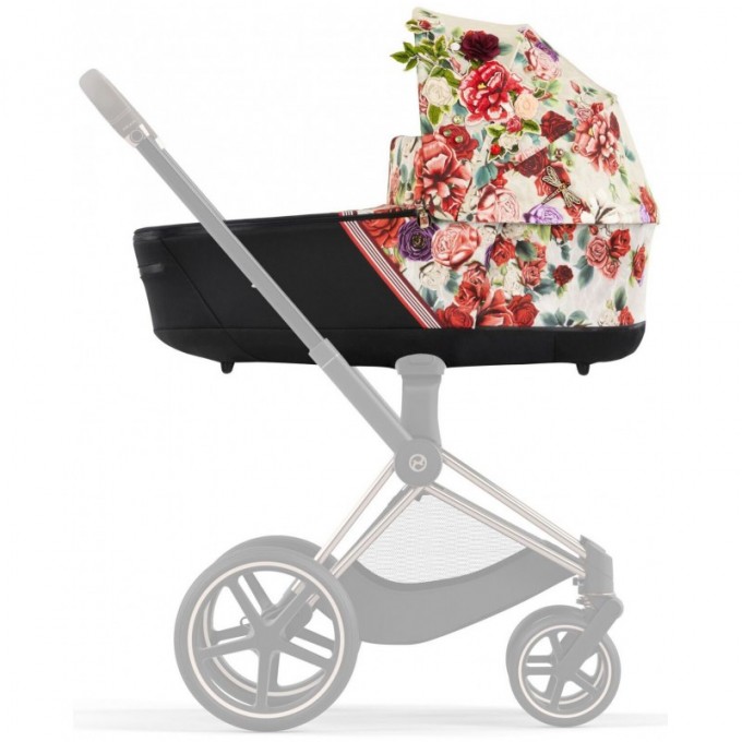 Коляска Cybex Priam 4.0 2 в 1 Blossom Light шасі Rosegold