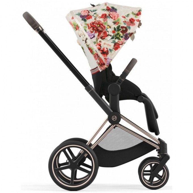 Коляска Cybex Priam 4.0 2 в 1 Blossom Light шасси Rosegold