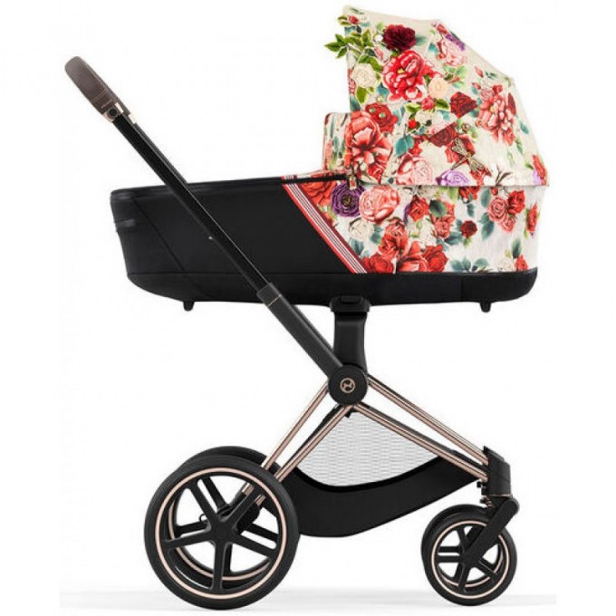 Коляска Cybex Priam 4.0 2 в 1 Blossom Light шасси Rosegold