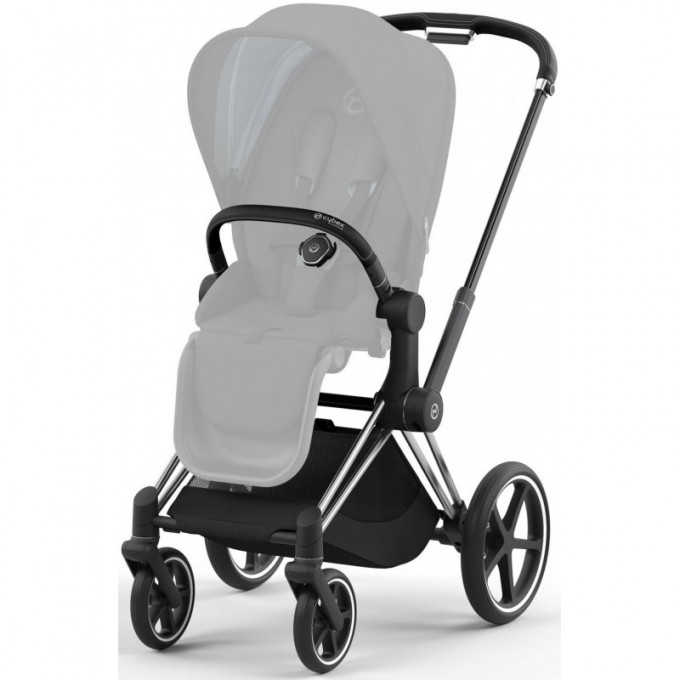 Коляска Cybex Priam 4.0 2 в 1 Peach Pink шасі Chrome Black