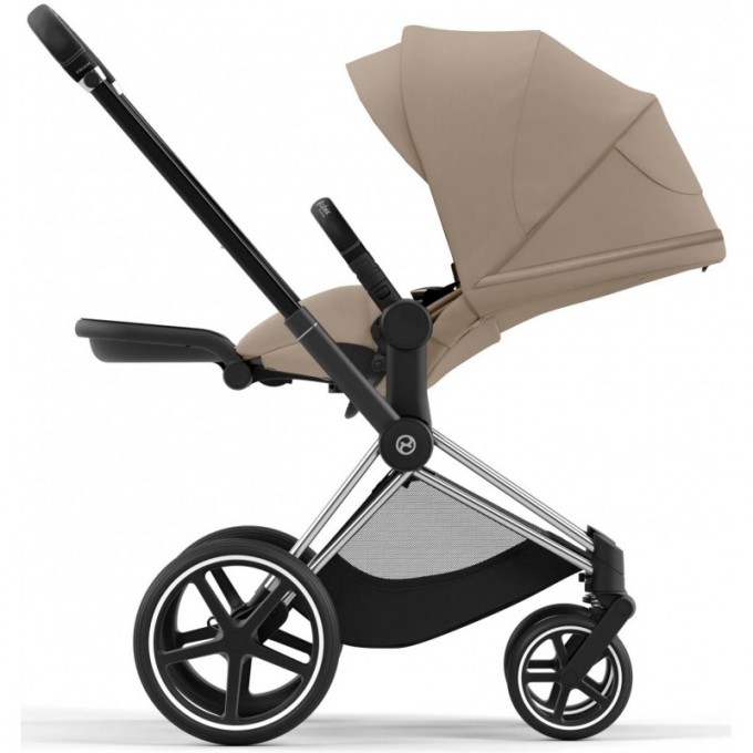 Stroller Cybex Priam 4.0 2 in 1 Cozy Beige chassis Chrome Black