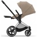 Коляска Cybex Priam 4.0 2 в 1 Cozy Beige шасі Chrome Black