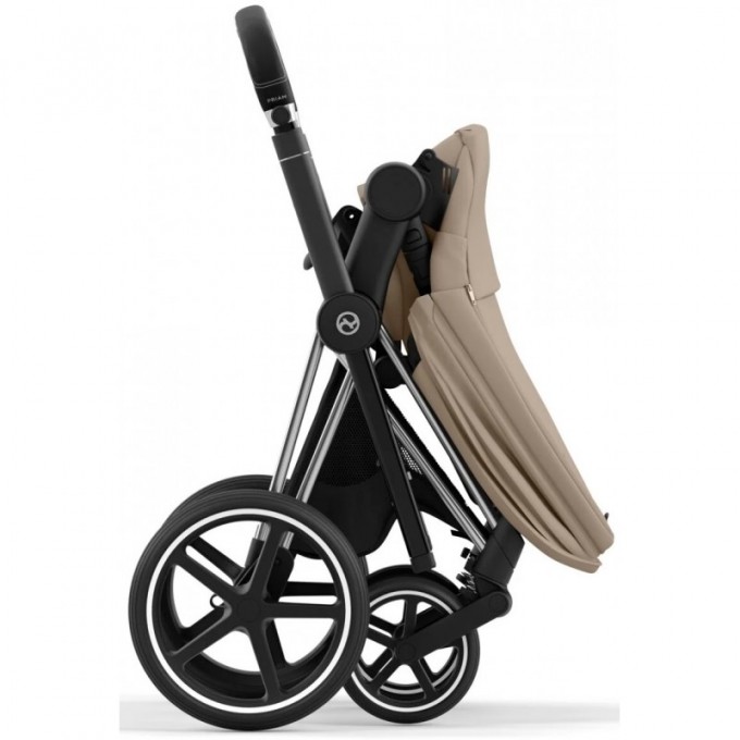 Коляска Cybex Priam 4.0 2 в 1 Cozy Beige шасі Chrome Black