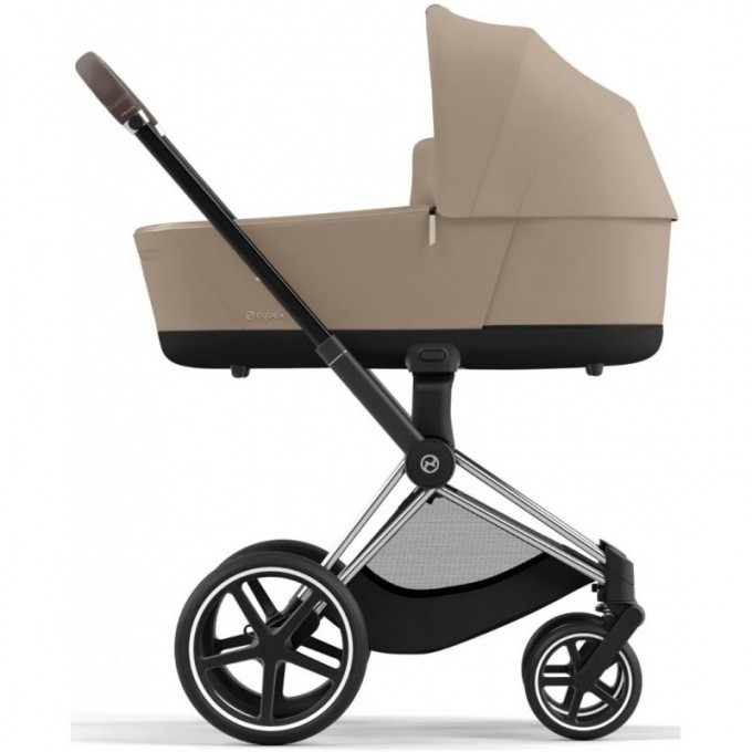 Коляска Cybex Priam 4.0 2 в 1 Cozy Beige шасі Chrome Brown