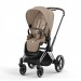 Коляска Cybex Priam 4.0 2 в 1 Cozy Beige шасси Chrome Brown