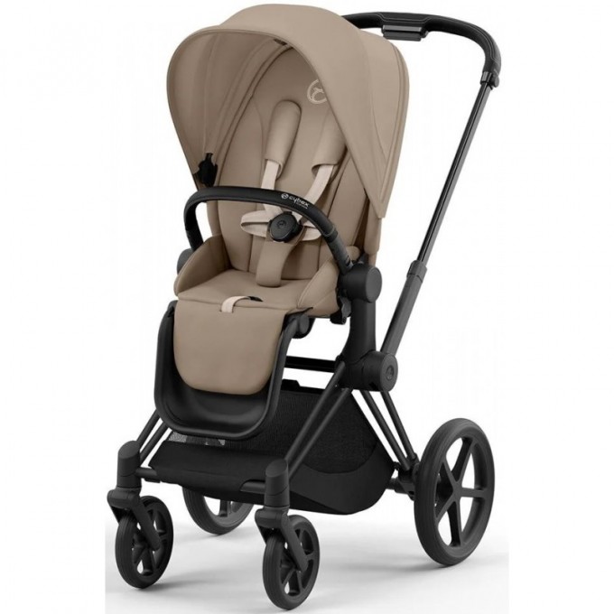 Коляска Cybex Priam 4.0 2 в 1 Cozy Beige шасі Matt Black