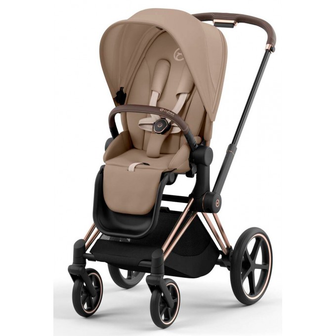 Коляска Cybex Priam 4.0 2 в 1 Cozy Beige шасси Rosegold