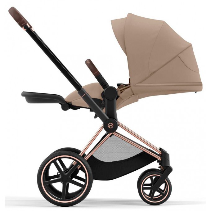 Коляска Cybex Priam 4.0 2 в 1 Cozy Beige шасси Rosegold