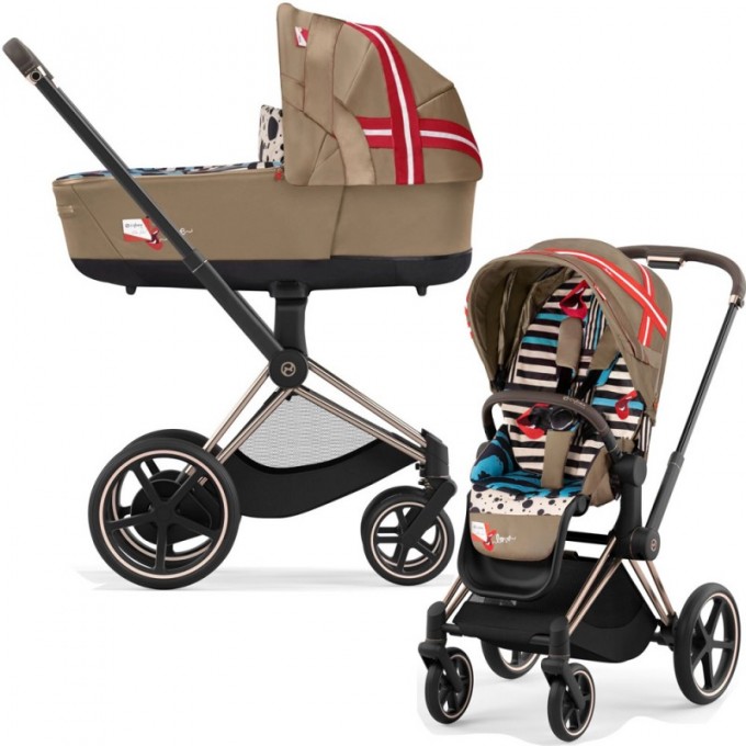 Stroller Cybex Priam 4.0 2 in 1 Karolina Kurkova chassis Rose Gold