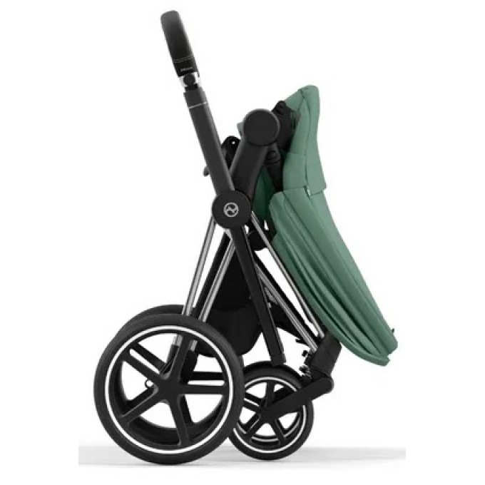 Stroller Cybex Priam 4.0 2 in 1 Leaf Green chassis Chrome Black