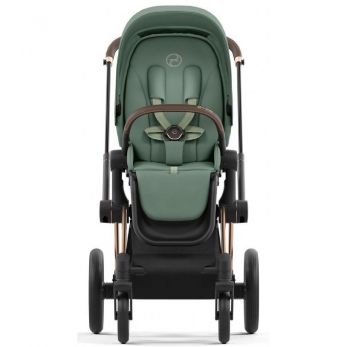 Stroller Cybex Priam 4.0 2 in 1 Leaf Green chassis Rosegold