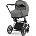 Коляска Cybex Priam 4.0 2 в 1 Mirage Grey шасси Chrome Black