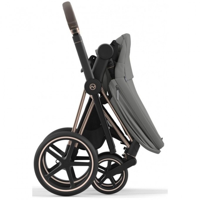 Коляска Cybex Priam 4.0 2 в 1 Mirage Grey шасі Chrome Black