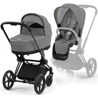 Cybex Priam 4.0 коляска 2 в 1 Mirage Gray шасі Matt Black