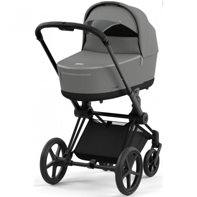 Коляска Cybex Priam 4.0 3 в 1 Mirage Grey шасі Matt Black