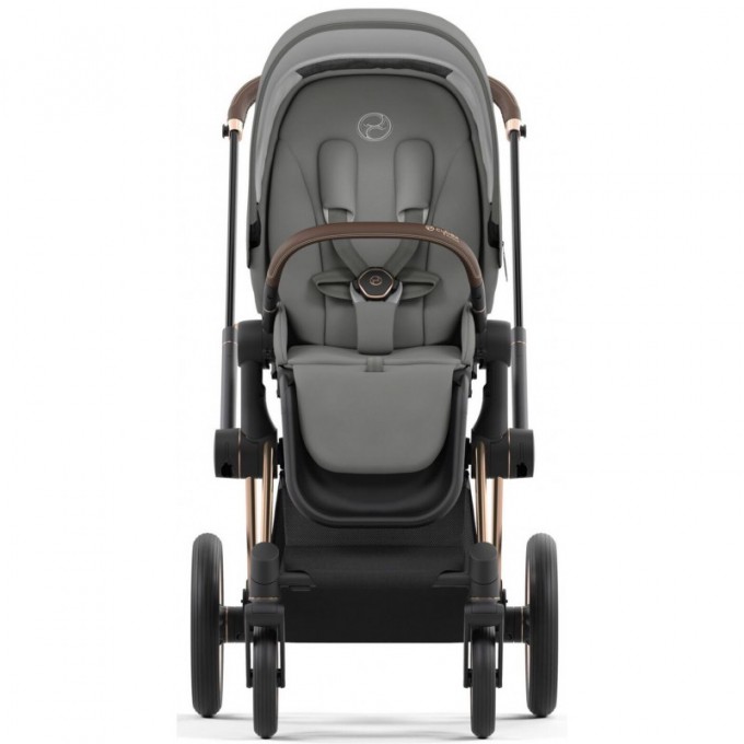 Stroller Cybex Priam 4.0 3 in 1 Mirage Grey chassis Rosegold