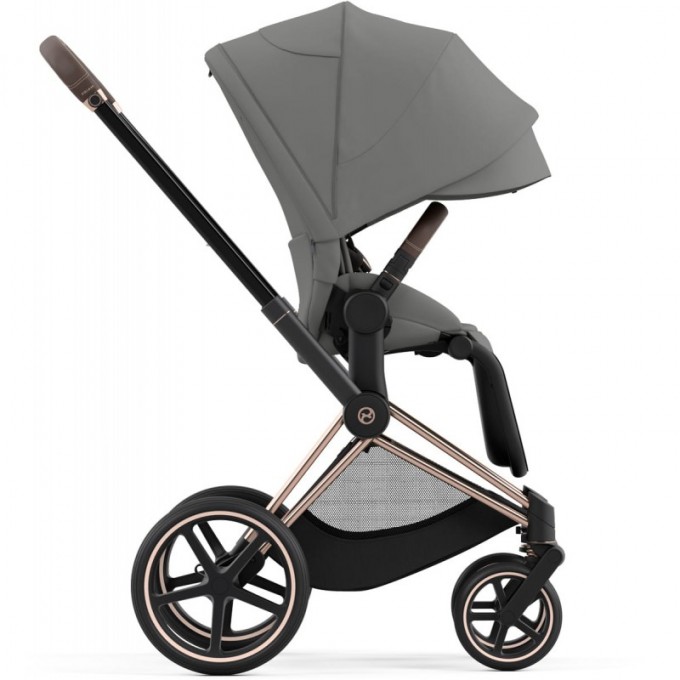 Коляска Cybex Priam 4.0 3 в 1 Mirage Grey шасі Rosegold