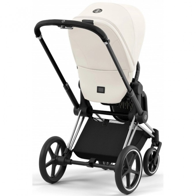 Коляска Cybex Priam 4.0 2 в 1 Off White шасі Chrome Black